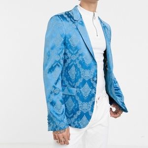 Mens Jacquard Suit Jacket